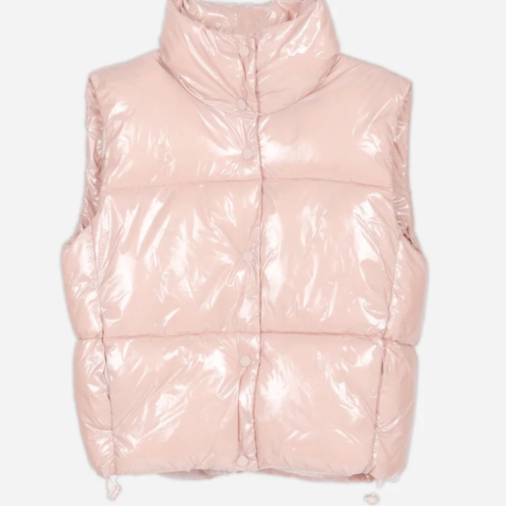 DELUC  -MARMI GILET-  Pink Puffer Vest *New W/ Tags"